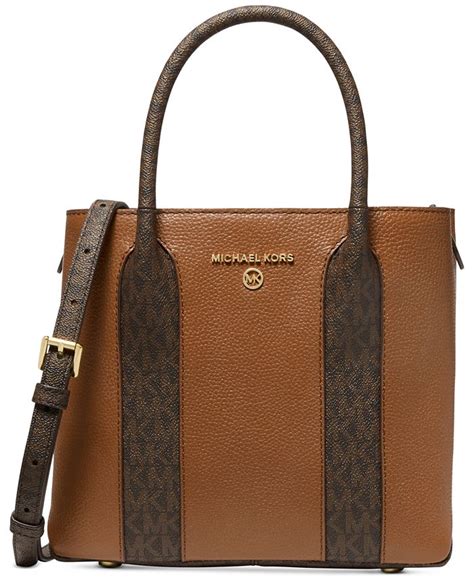 michael kors signature austin leather messenger bag|austin medium leather Messenger bag.